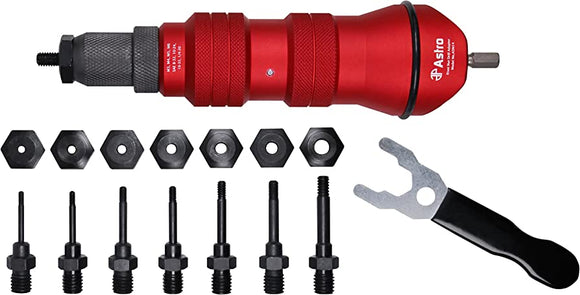 XL RIVET NUT DRILL ADAPTER WITH LARGER CAPACITY 3/8