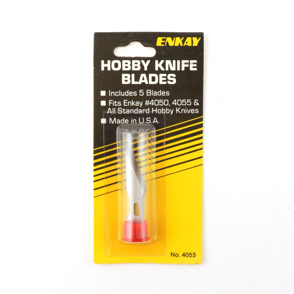 BLADES 5PC HOBBY KNIFE PLUS PBE DISTRIBUTORS