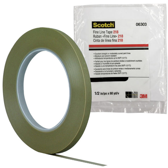 SCOTCH GREEN FINE LINE 1/2