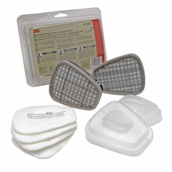 07195 KIT 2 FILTER(7194), 2 CARTDRIDGE (7046) Y 2 RETAINER 501 FOR RESPIRATOR