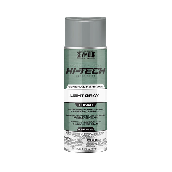 *SPRAY* HITECH 1K PRIMER LIGHT GRAY (12oz)(vi)