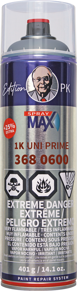 SPRAYMAX 1K UNI-PRIME UNIVERSAL PRIMER GRAY 500mL