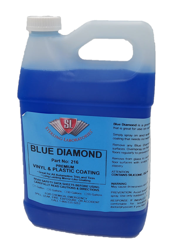 *GALLON* BLUE DIAMOND TRIM, PLASTIC, VINYL COATING