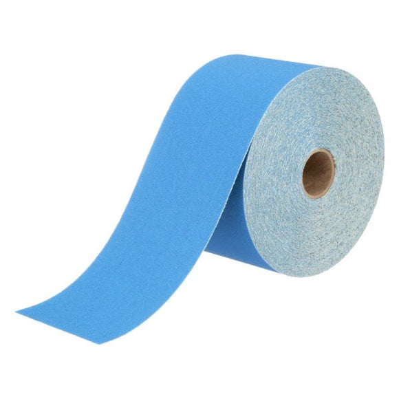 BLUE ABRASIVE PSA SHEET ROLL #120 2.75