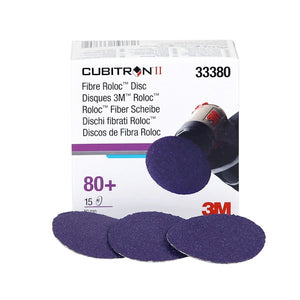 CUBITRON #80 FIBRE 2" DISC ROLOC GRIT