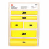 HOOKIT HAND SANDING BLOCK KIT YELLOW 6PCS SET
