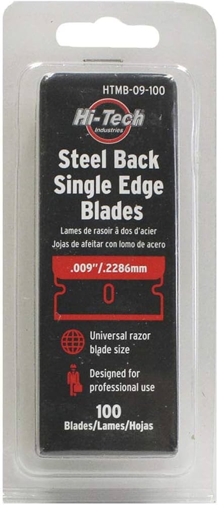 SINGLE EDGE BLADES HTI #9 (100)(NAVAJAS)