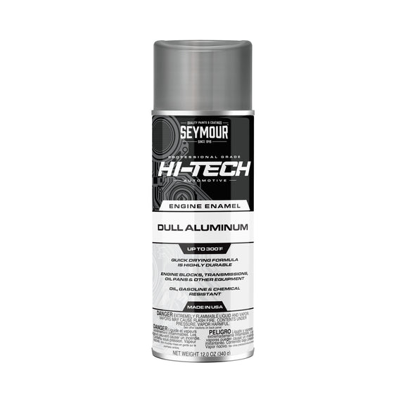 HITECH ENGINE ENAMEL DULL ALUMINUM (12oz)(vi)