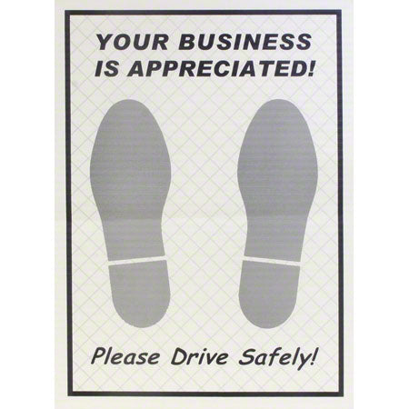 ECON. WET PAPER FLOOR MATS (500/BX)