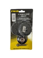 CLEAN & STRIP DISC KIT W/HOLDER 1/4