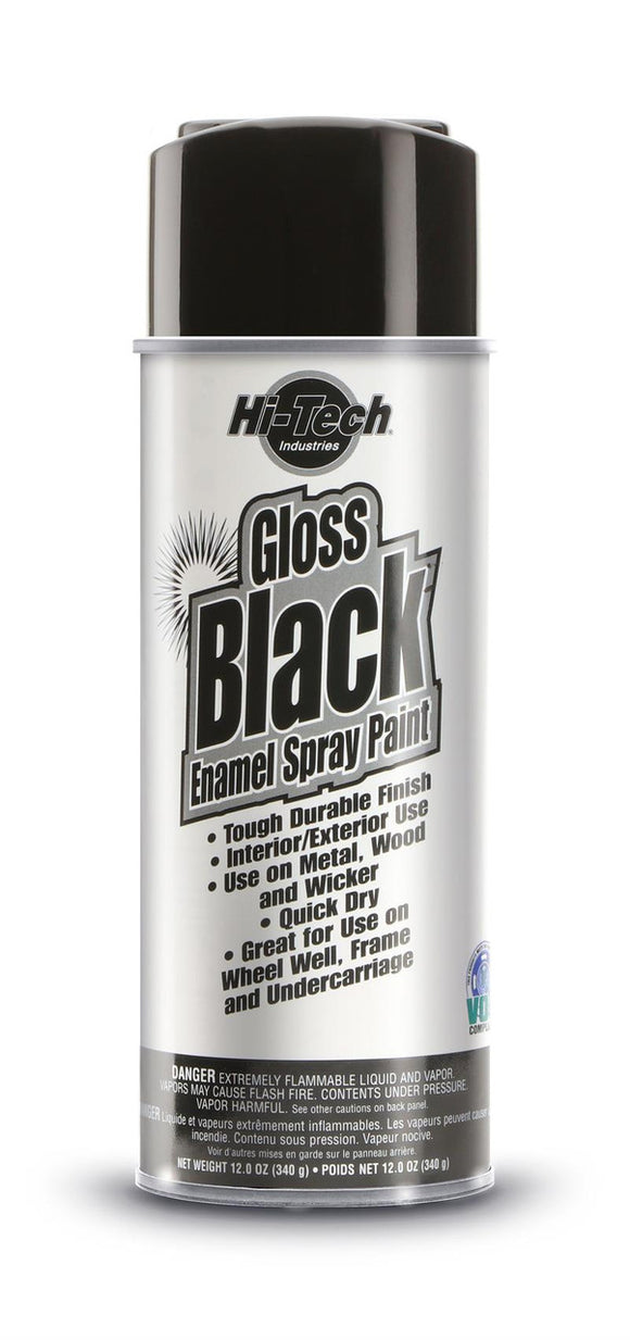 GLOSS BLACK ENAMEL SPRAY 12oz