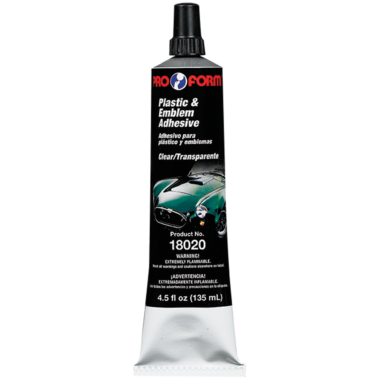 PLASTIC AND EMBLEM ADHESIVE 4.5oz CLEAR