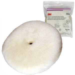 PERF. IT 9" PAD 100% WOOL WHITE COMPOUND DOUBLE SIDED