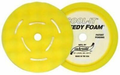 8in. COOL-IT WAFFLE PAD 2/PACK YELLOW BUFFING 44-068