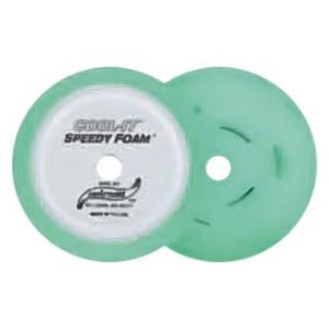 9in. 60PPI COOL-IT FOAM CURVED EDGE GREEN BUFFING 44-617