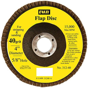 FLAP SANDING/GRINDING DISC 4 1/2 #40 (7/8)