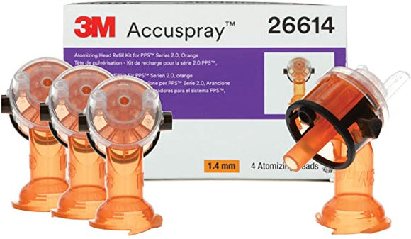 ACCUSPRAY PPS2 NOZZLE PACK (4) ORANGE 1.4MM