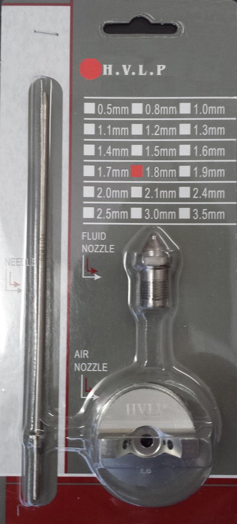 1.8mm NEEDLE, NOZZLE & AIR CAP SET FOR E7000 E7200 SERIES