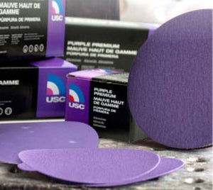 6" PURPLE PREMIUM FILM DISC VELCRO #400