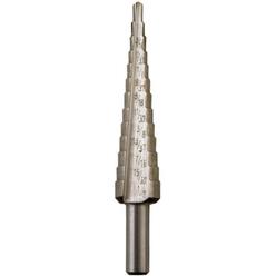 1/8"--> 1/2" H.S. STEP DRILL 1/4 SHANK