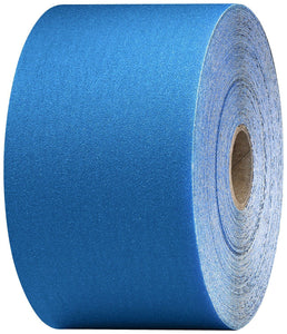 BLUE ABRASIVE PSA SHEET ROLL #120 2.75" X 30 YRD (v)