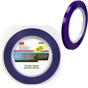 1/4" X 36YRD BLUE FINE LINE TAPE